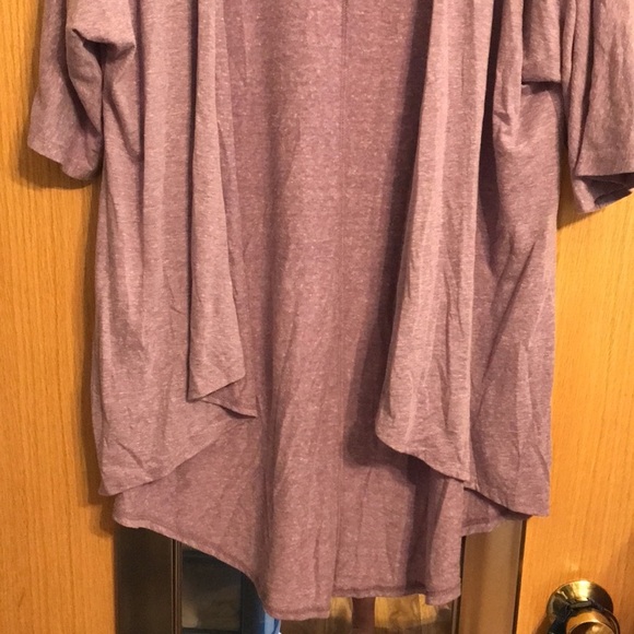 Lilac open front LuLaRoe cardigan size small - Picture 3 of 6
